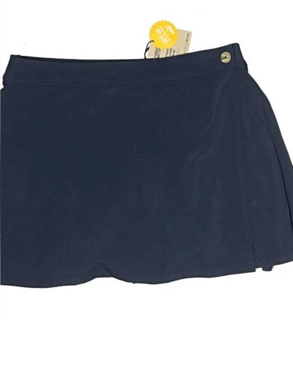 Puma Black Athletic Skort with Subtle Logo Print